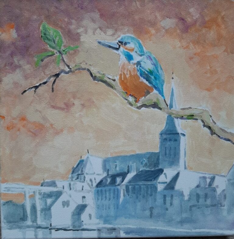 IJsvogel boven Maarssen