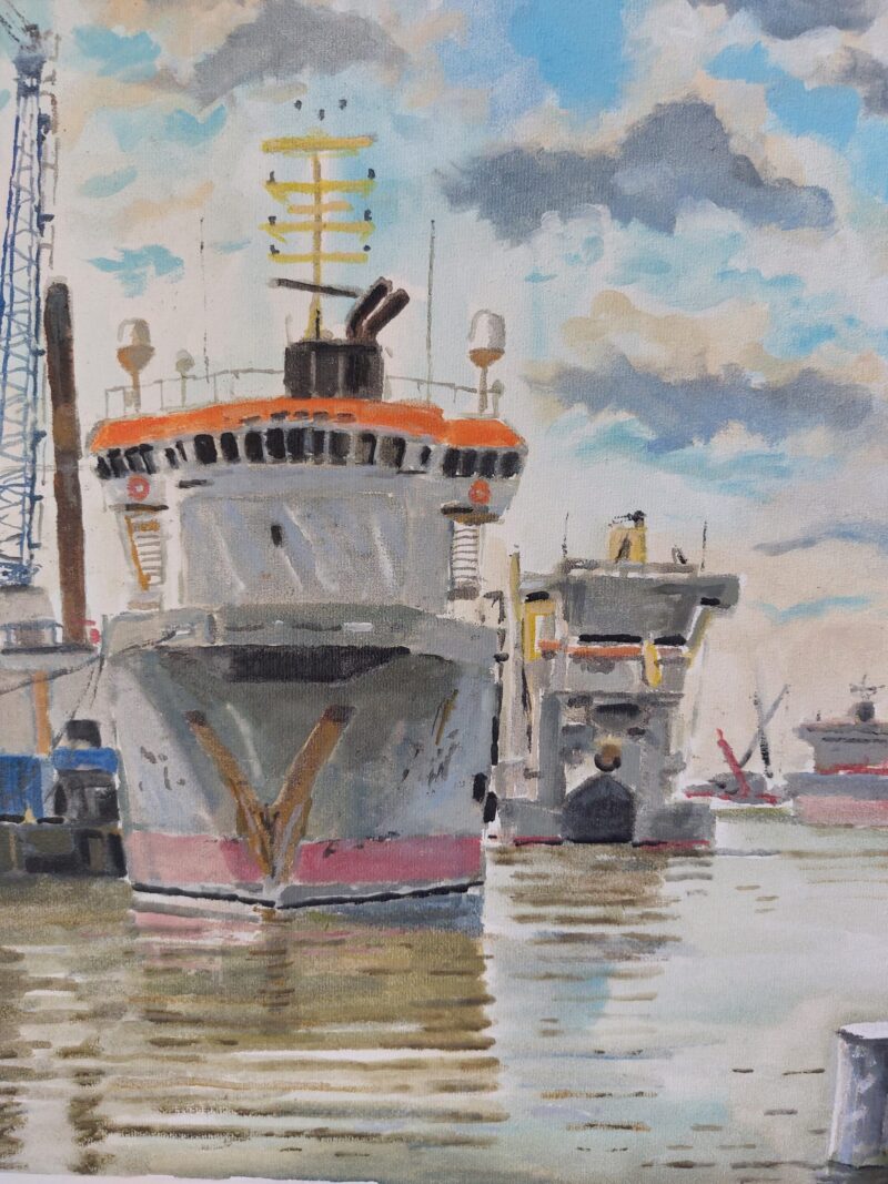 schip in de Waalhaven